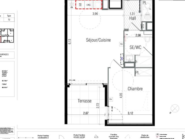 Location appartement, m² T 2 à Béziers, 655 €