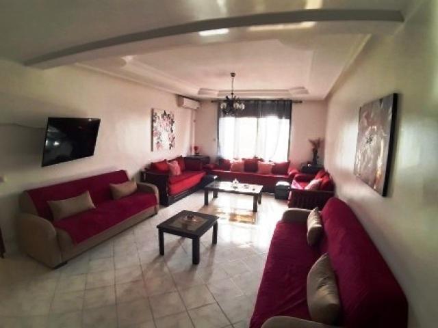 Location appartement meublé 130 m² à Rabat