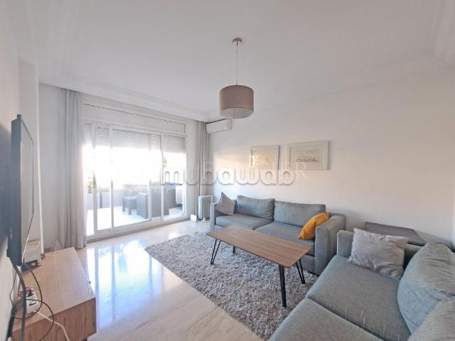 Location appartement meublé 2chambres avec terrasse Bourgogne, Casablanca