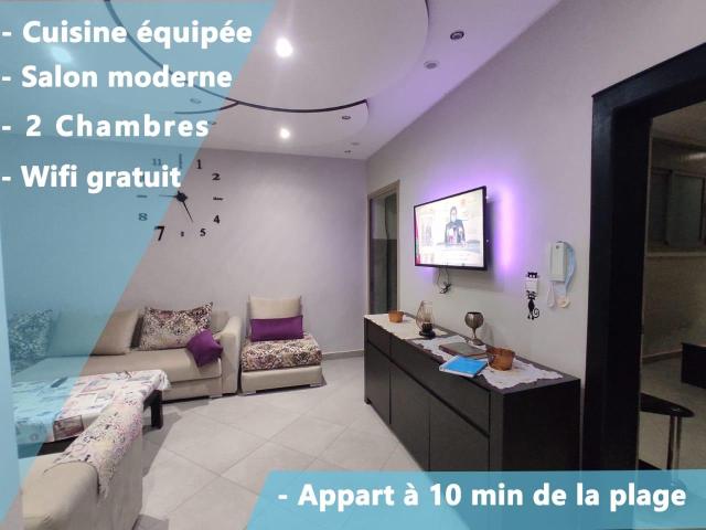 Location appartement meublé 80 m² à Agadir