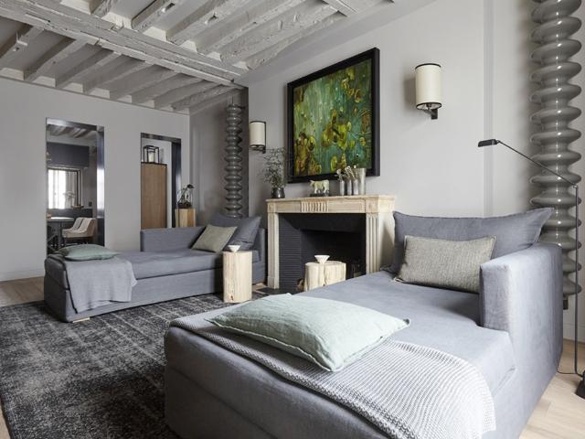 Location appartement meublé de 67 m2 rue Payenne à Paris