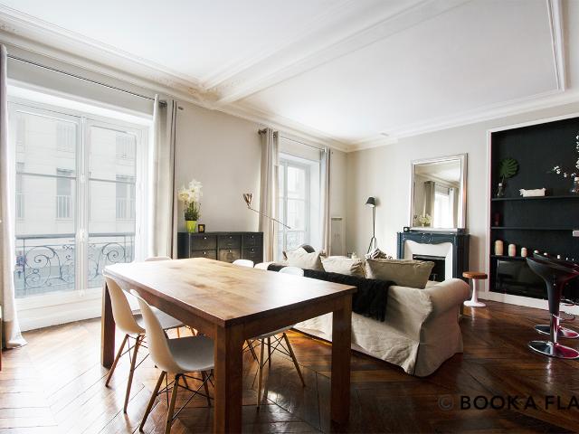 Location appartement meublé de 71 m2 rue René Boulanger à Paris