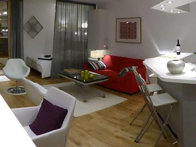 Location Appartement Meublé Studio Alcôve 42m² Sacré Cœur Paris