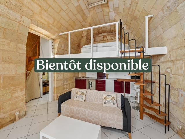 Location appartement meublé T1bis 30m² Bordeaux centre