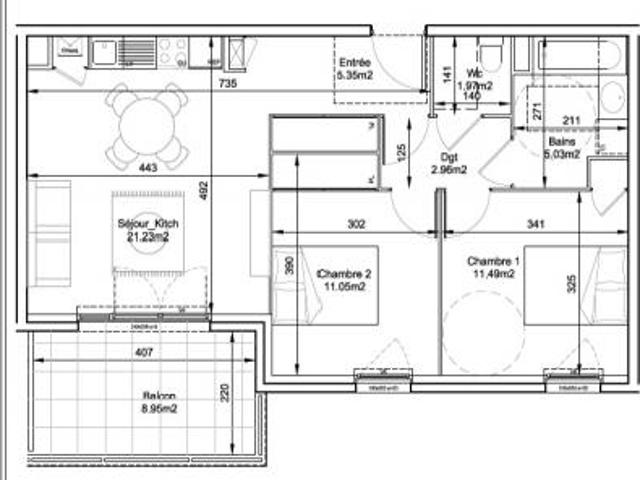 location appartement neuville sur saone 3 pièces 59 m2 rhone 69250 803 € / mois