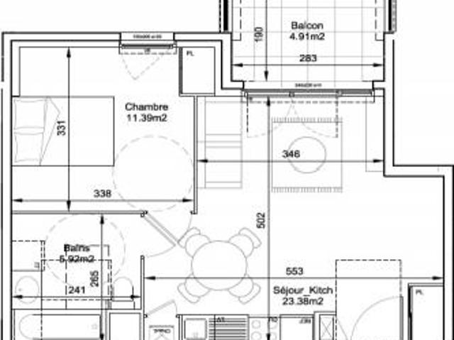 location appartement neuville sur saone 2 pièces 40 m2 rhone 69250 673 € / mois
