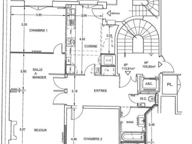 Location appartement, Paris 16ème 75016, 3 pièces, 100 m², ref 87239919