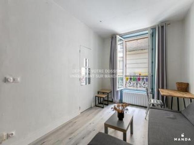 location appartement paris 18eme arrondissement 1 pièce 21 m2 paris 75018 825 € / mois