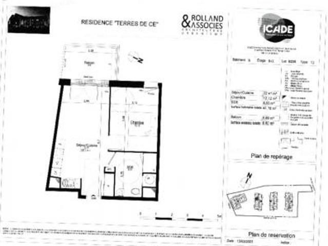 location appartement ponts de ce 2 pièces 41 m2 maine et loire 49130 644 € / mois