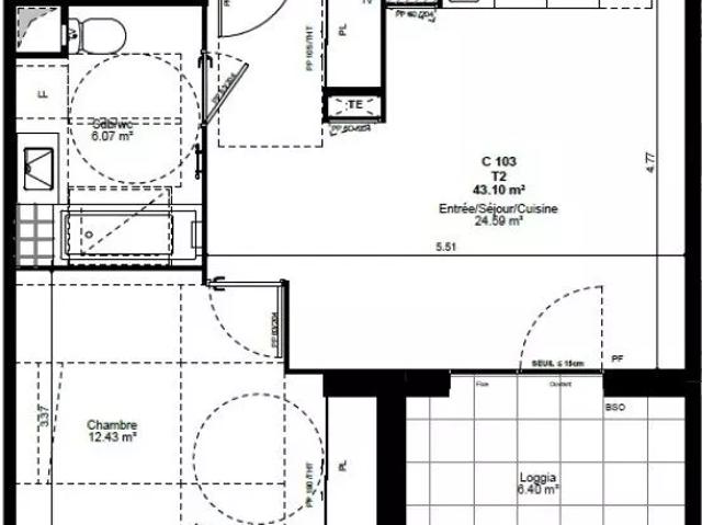 Location Appartement Place de l'Europe, Albertville