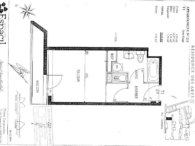 Location Appartement Promenade de l'Erdre, Nantes