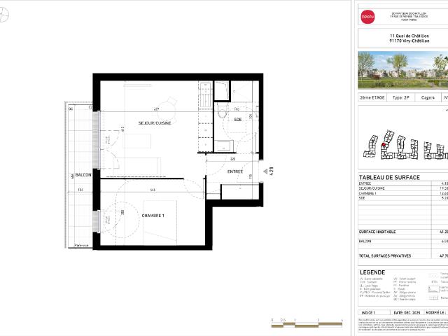 Location Appartement Quai de Châtillon, Viry Châtillon