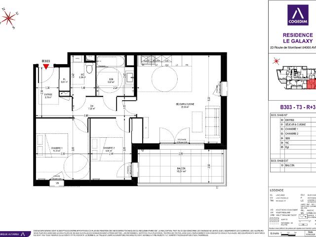Location Appartement Route de Montfavet, Avignon