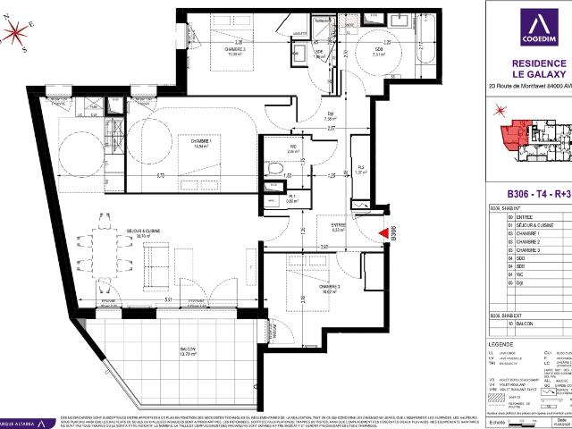 Location Appartement Route de Montfavet, Avignon