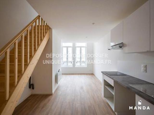 location appartement roubaix 1 pièce 30 m2 nord 59100 625 € / mois