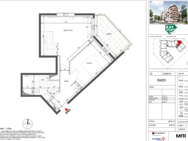 Location Appartement Rue Camille du Gast, Villeneuve la Garenne