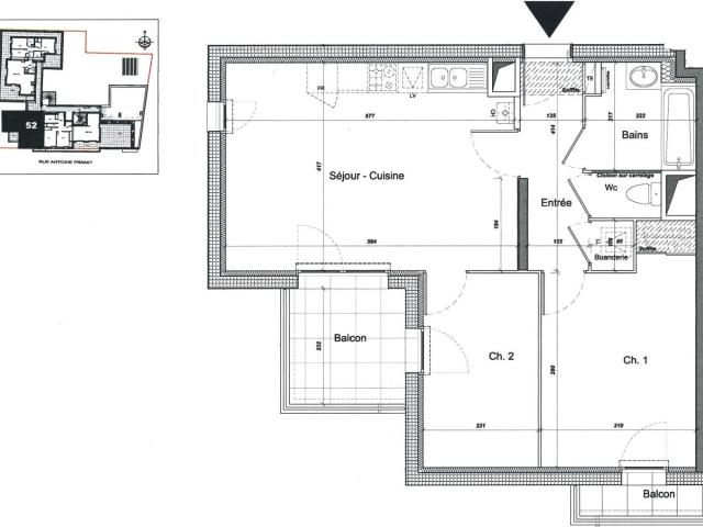 Location Appartement Rue Antoine Primat, Villeurbanne