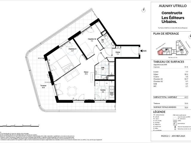 Location Appartement Rue Abraham Duquesne, Aulnay sous Bois