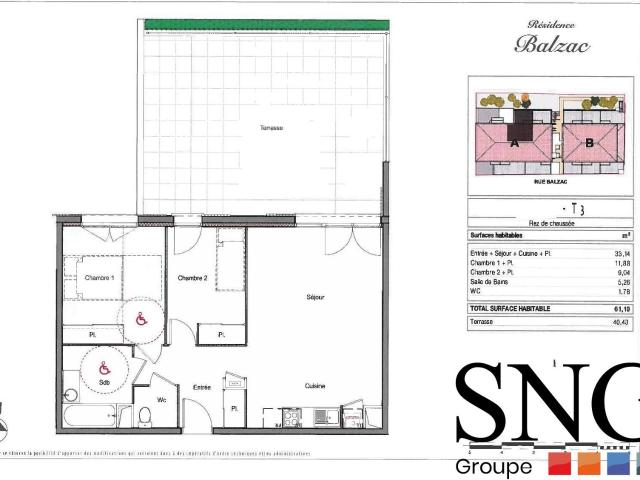 Location Appartement Rue Balzac, Carpentras
