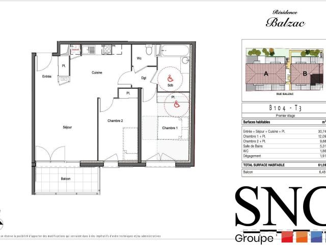 Location Appartement Rue Balzac, Carpentras