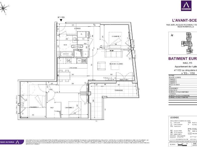 Location Appartement Rue Berthe Kolochine Erber, Romainville