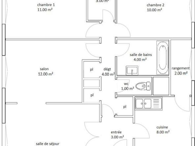 Location Appartement Rue Gambetta, Vouziers