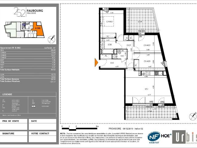 Location Appartement Rue Géori Boué, Toulouse