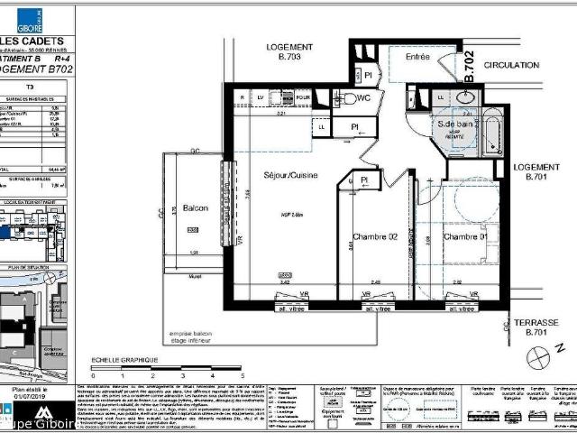 Location Appartement Rue d'Antrain, Rennes