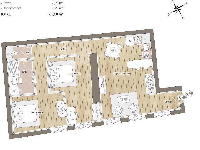 Location Appartement Rue de la Chèvre, Metz