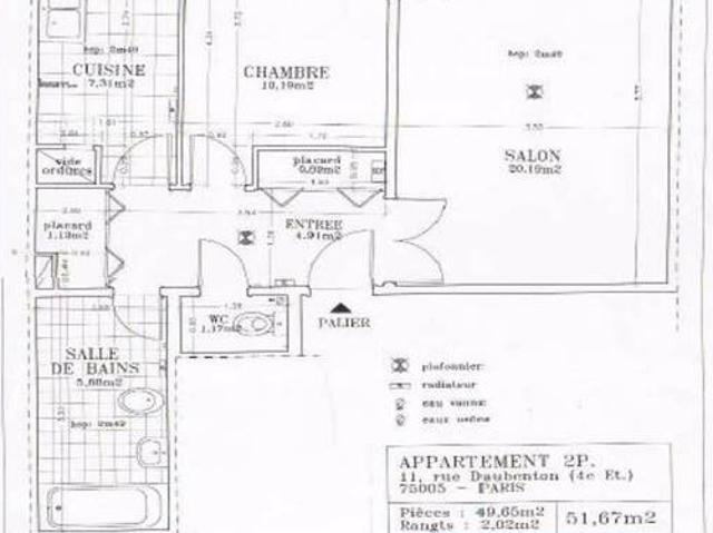 Location Appartement Rue de la Sorbonne, Paris