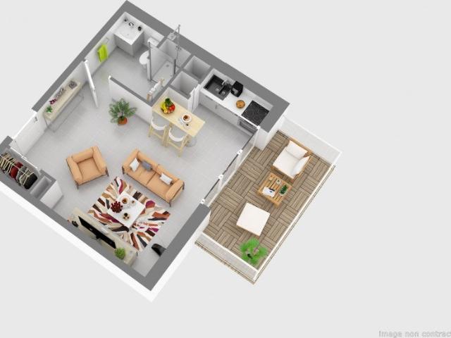 Location Appartement Rue de la Pradelle, Saint Orens de Gameville