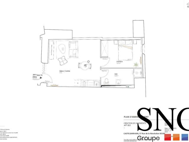Location Appartement Rue de la Révolution, Castelsarrasin