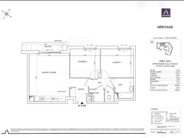 Location Appartement Rue de l'Iseran, Chambéry
