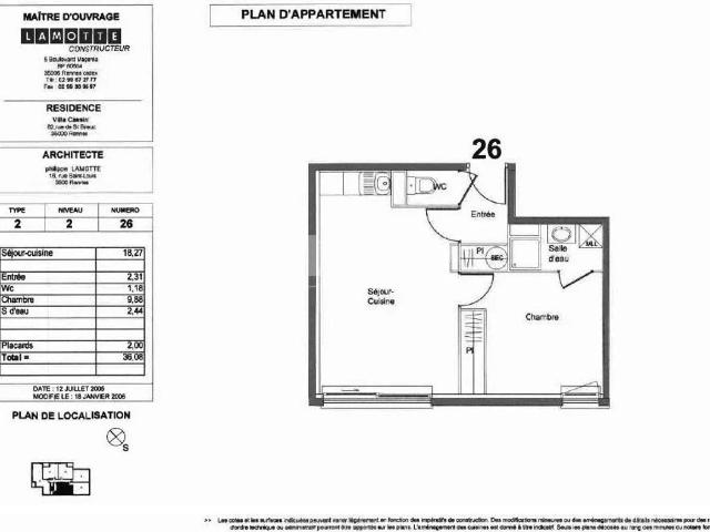 Location Appartement Rue de Saint Brieuc, Rennes