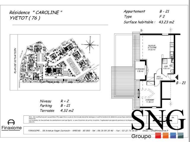 Location Appartement Rue des Champs, Yvetot