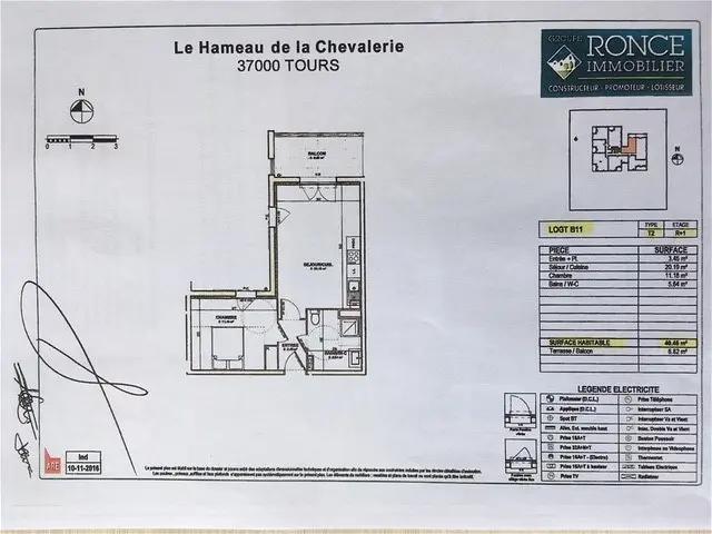 Location Appartement Rue des Droits de l'Homme, Tours
