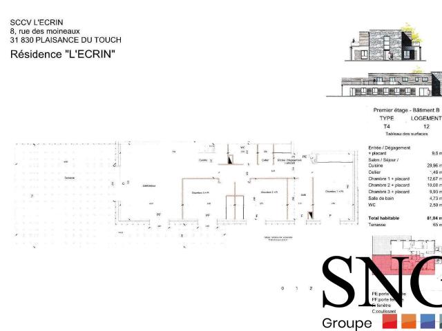 Location Appartement Rue des Hirondelles, Plaisance du Touch