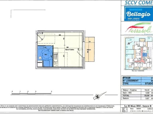 Location Appartement Rue des Tamaris, Longvic