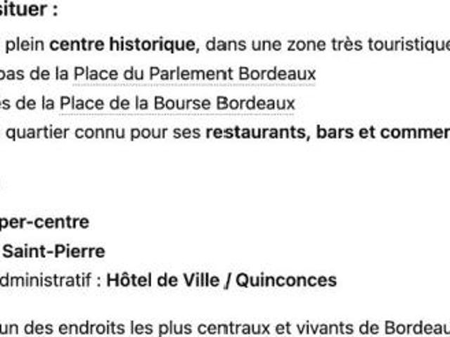 Location Appartement Rue duffour dubergier, Bordeaux