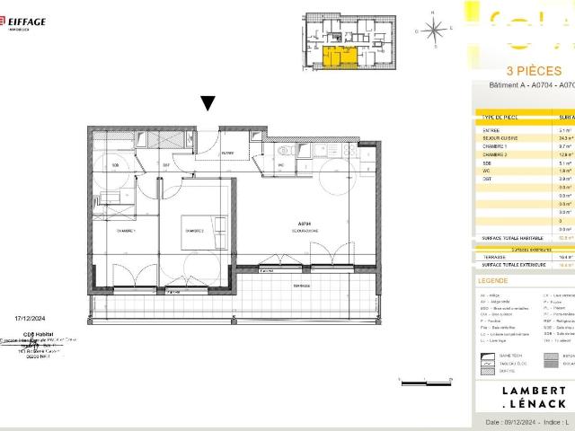 Location Appartement Rue Emmanuel Grout, Nice