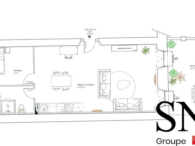 Location Appartement Rue Edouard Barbey, Mazamet