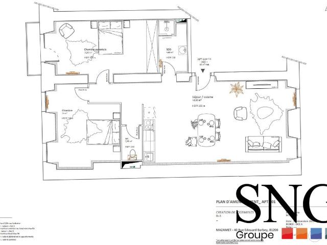Location Appartement Rue Edouard Barbey, Mazamet