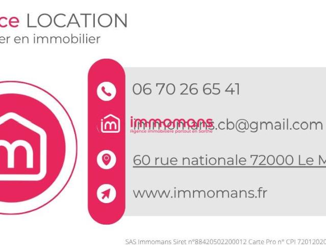 Location Appartement Rue Fouquet, Le Mans
