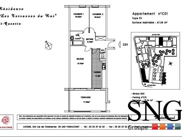 Location Appartement Rue Félix Faure, Saint Quentin