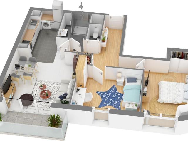 Location Appartement Rue Jacquard, Le Petit Quevilly
