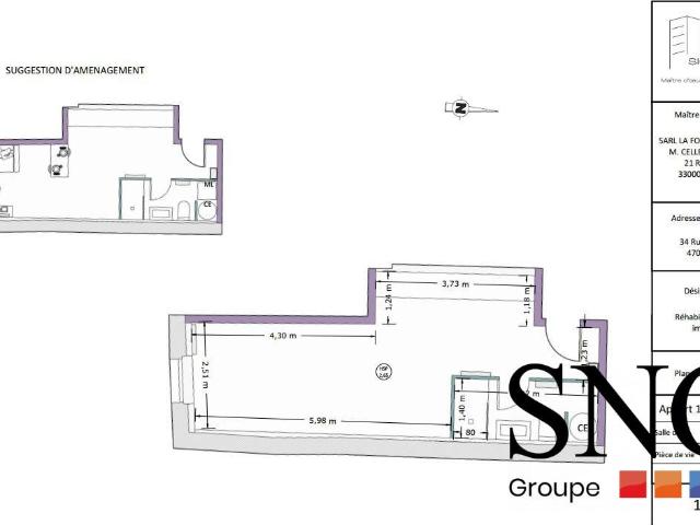 Location Appartement Rue Molinier, Agen