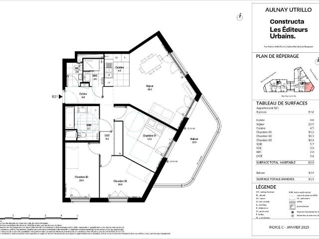 Location Appartement Rue Maurice Utrillo, Aulnay sous Bois