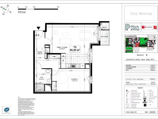 Location Appartement Rue Madiraa, Courbevoie