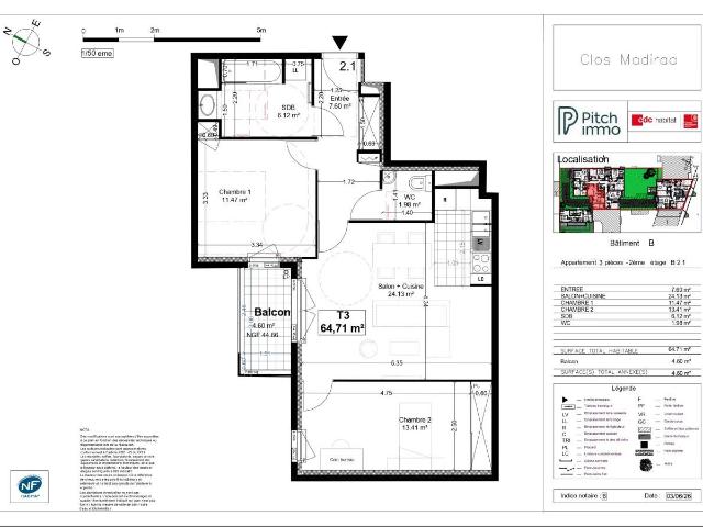 Location Appartement Rue Madiraa, Courbevoie
