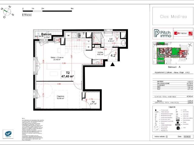 Location Appartement Rue Madiraa, Courbevoie